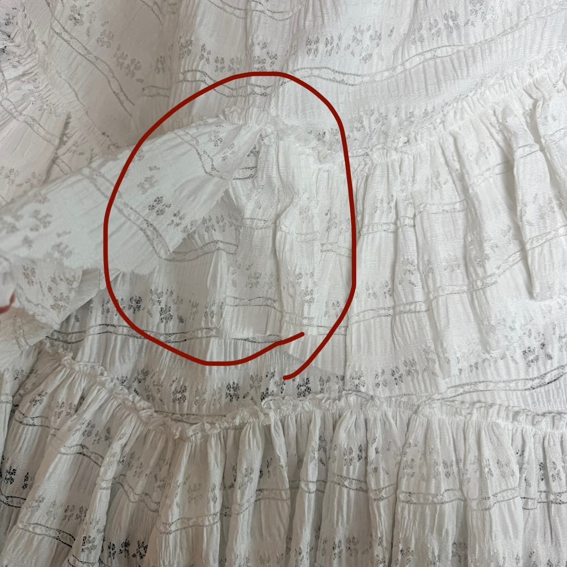 노컨텐츠 레이스 셔링 스커트 상품이미지2