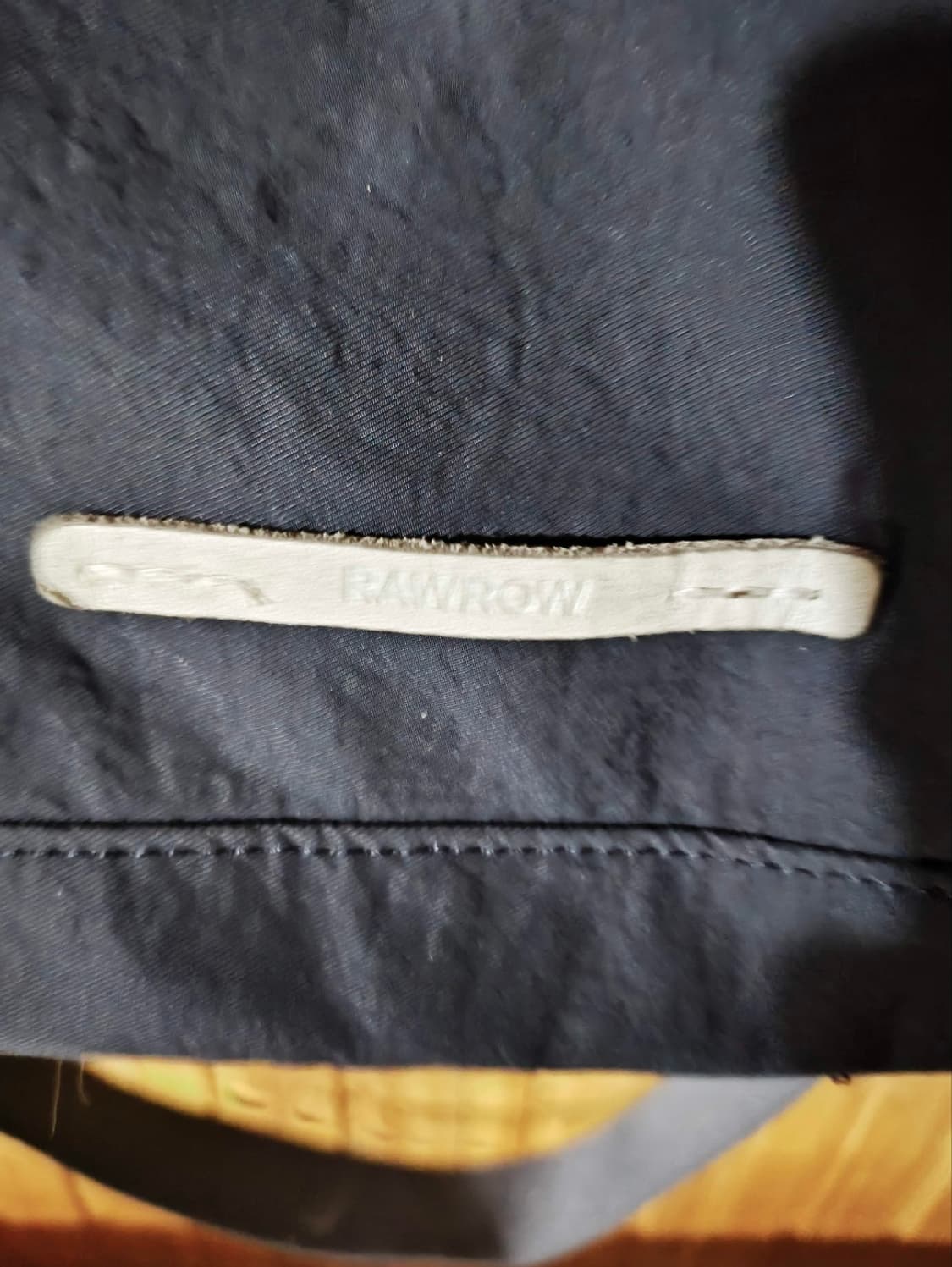 로우로우 네이비 나일론 가죽핸들 2WAY 토트백 숄더백 상품이미지3