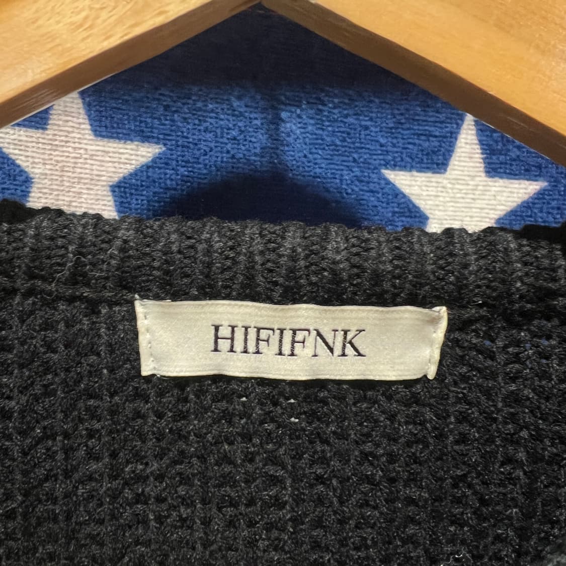 하이파이펑크 블랙 니트 스웨터 상품이미지3