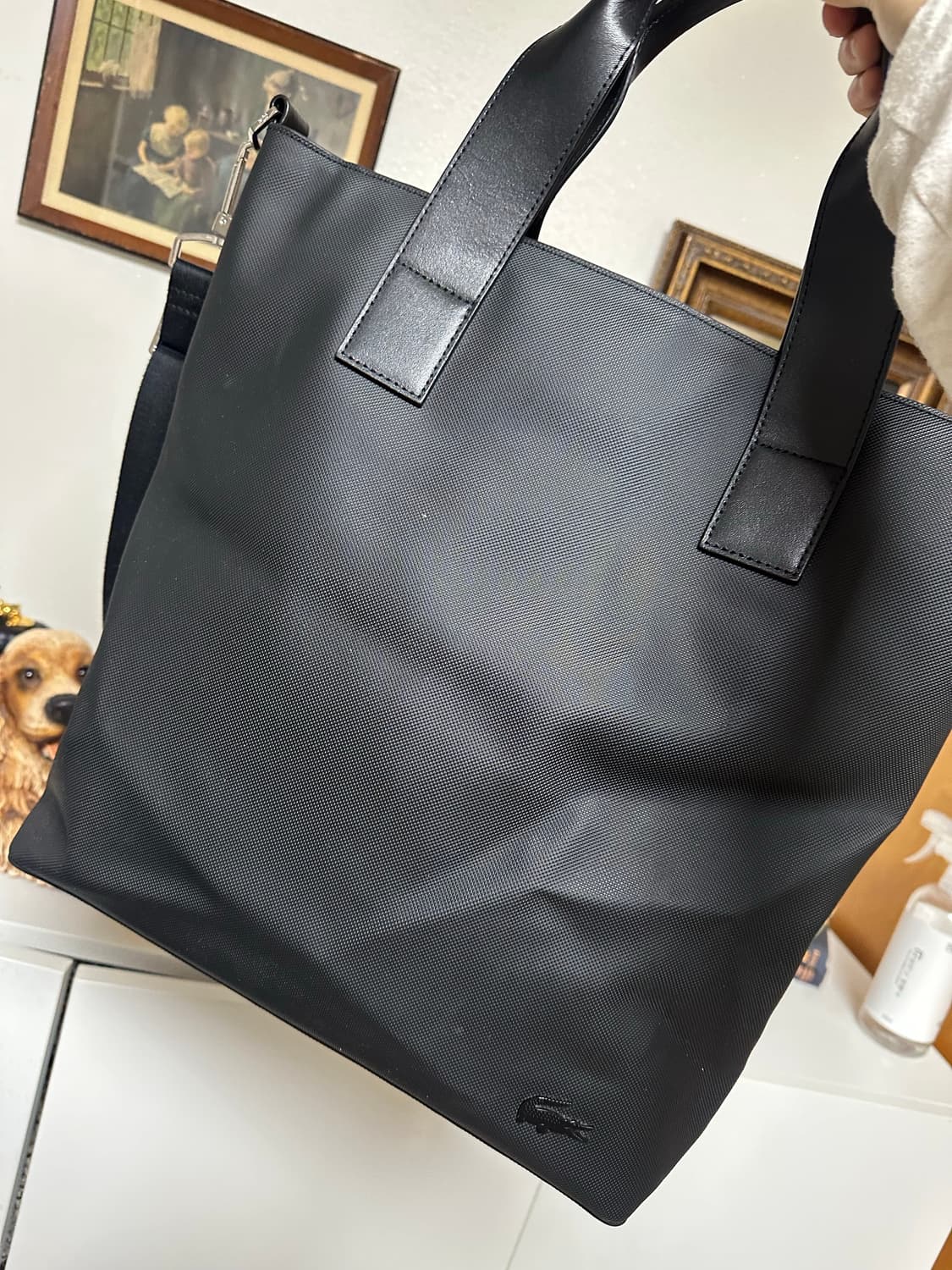 라코스테 토트백 블랙 팝니다 상품이미지1