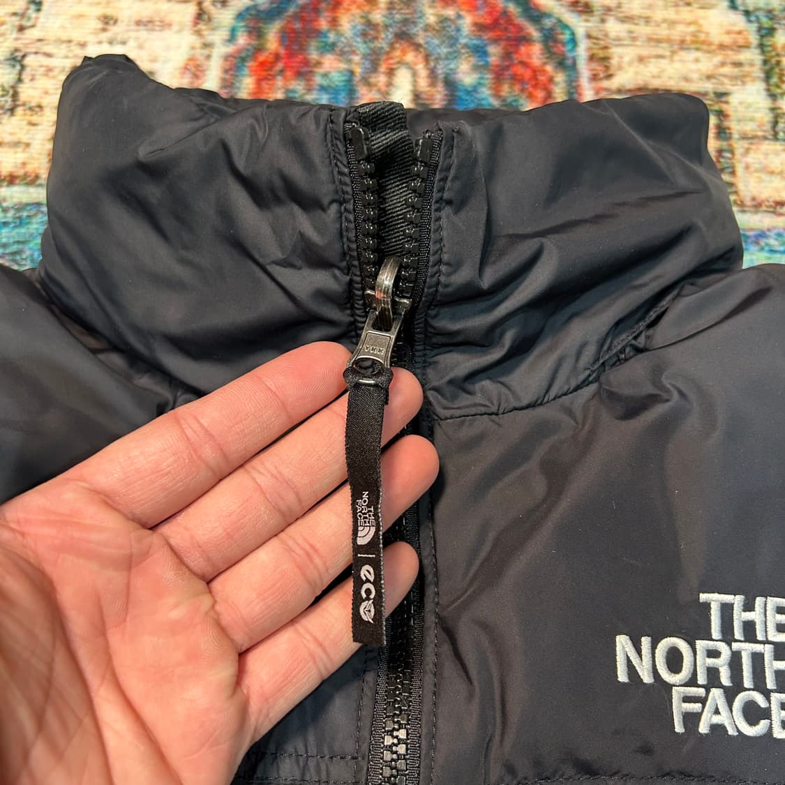 [M] 노스페이스 크롭 눕시 구스다운 패딩 상품이미지4
