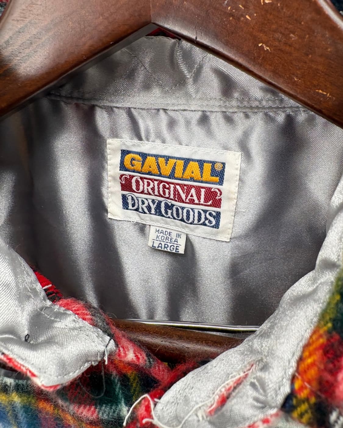 🧣 GAVIAL 빈티지 오버핏 체크셔츠 상품이미지5