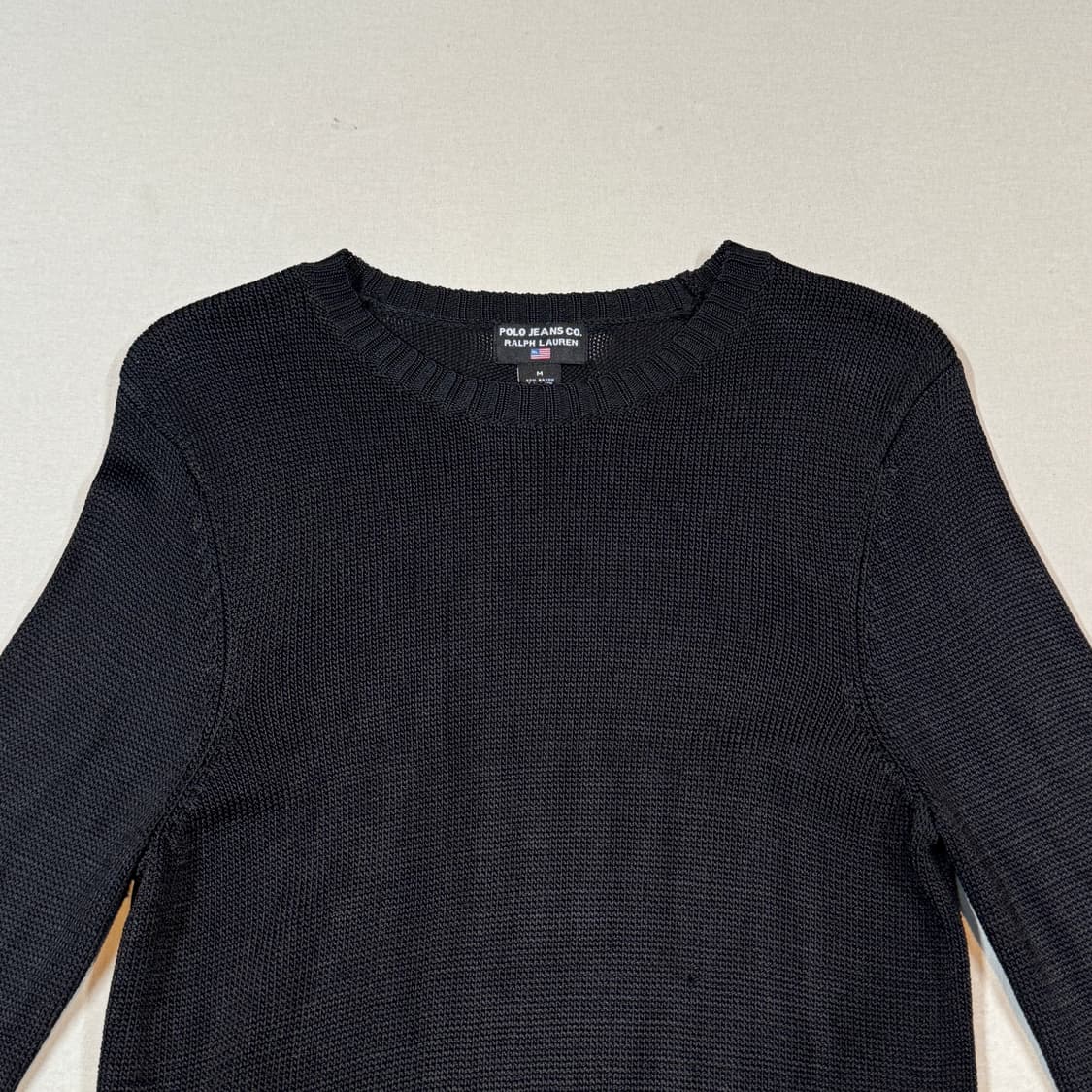 M) 폴로 랄프로렌 진스 레이온 라운드넥 긴팔 니트 상품이미지3