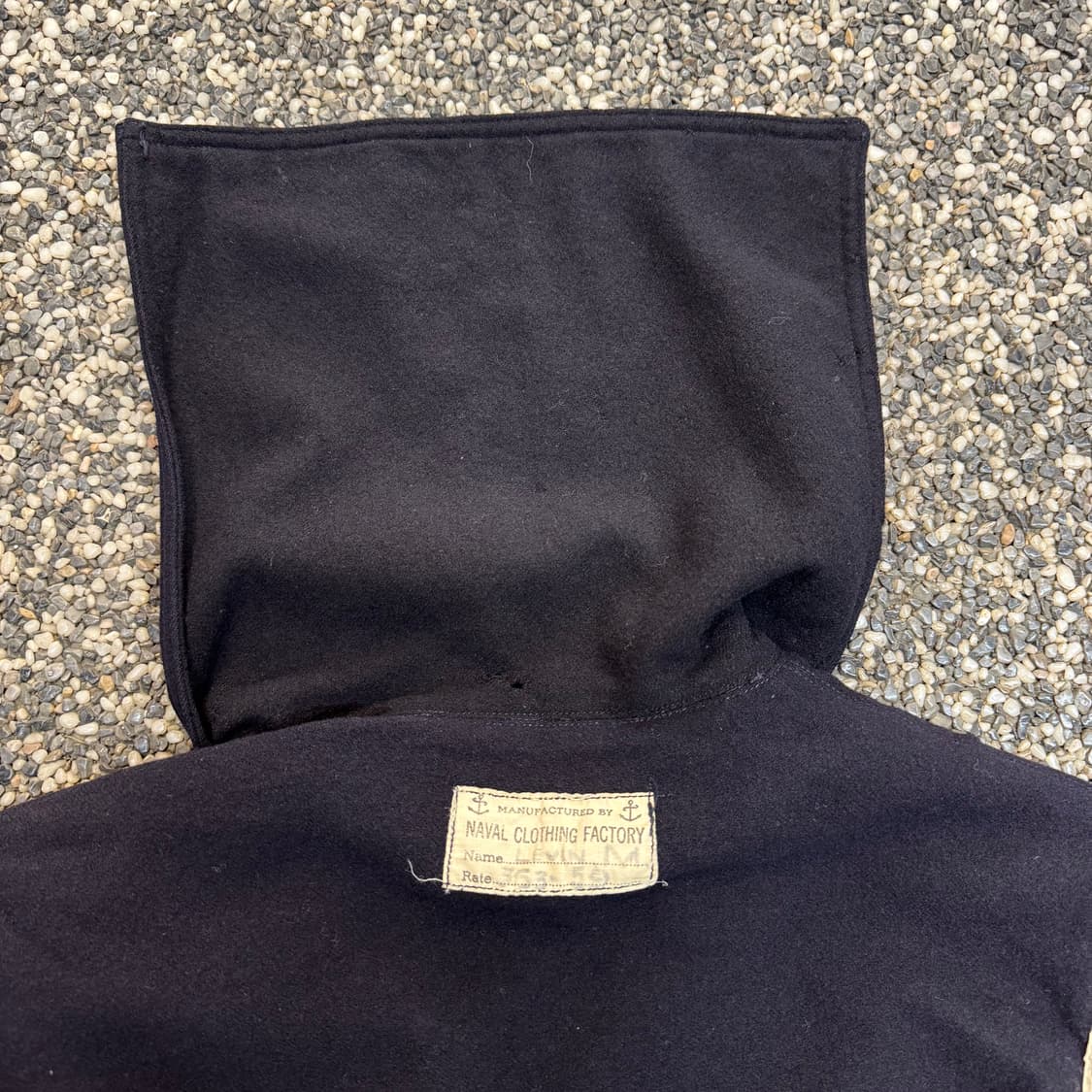40s US Navy 미해군 세계2차대전 울 세일러 셔츠 (S) 상품이미지7