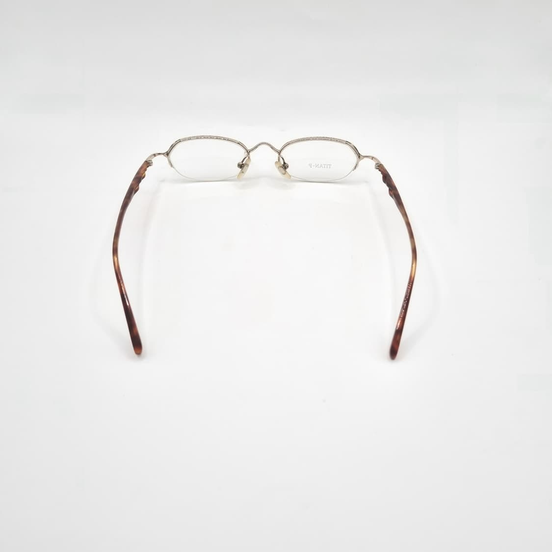 데드스탁   티타늄 반무테 골드 안경테  292 상품이미지5