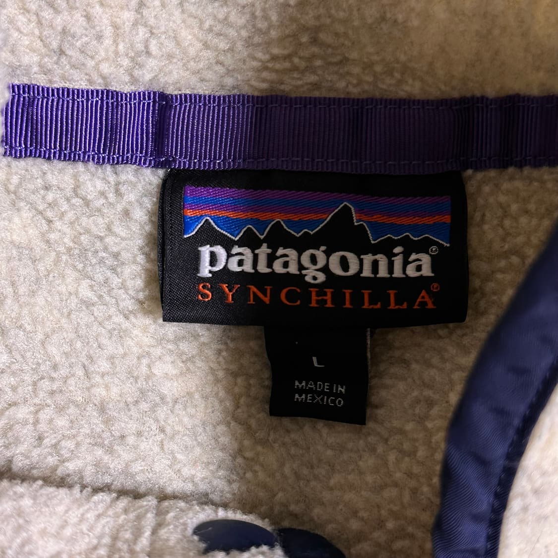 10s 파타고니아 신칠라 헤비웨이트 오트밀 L 상품이미지6