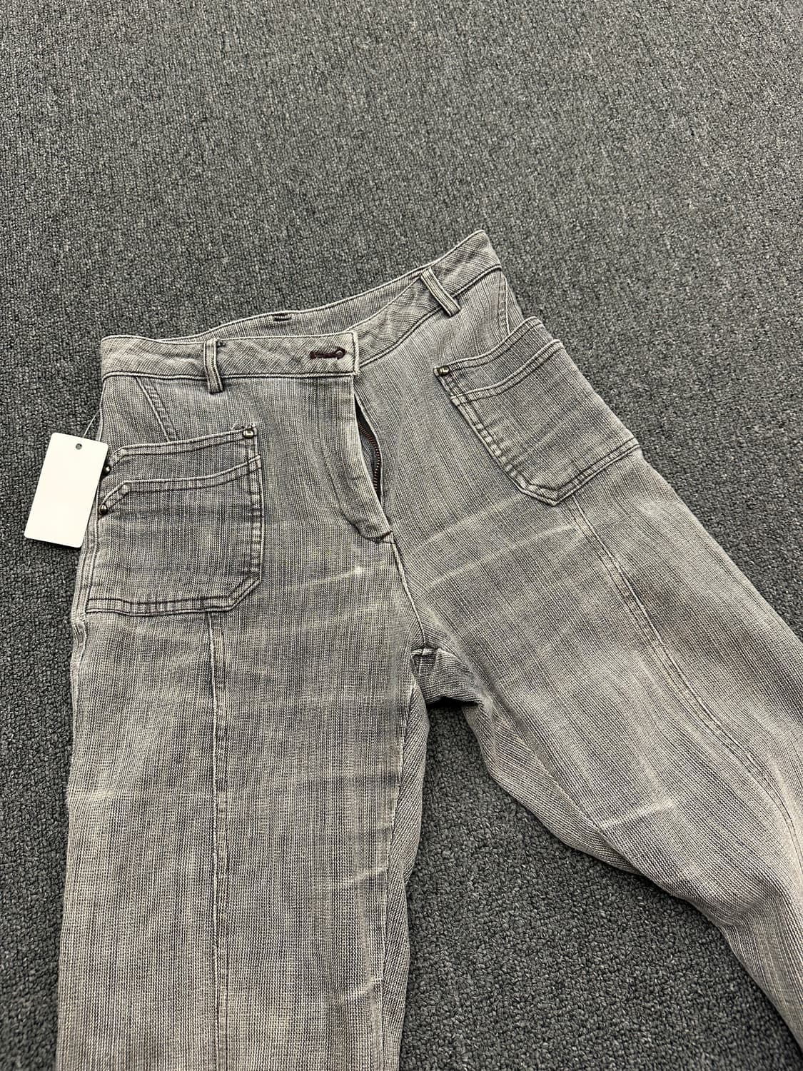 26) 재패니즈 빈티지 그레이 워싱 부츠컷 데님팬츠 상품이미지2
