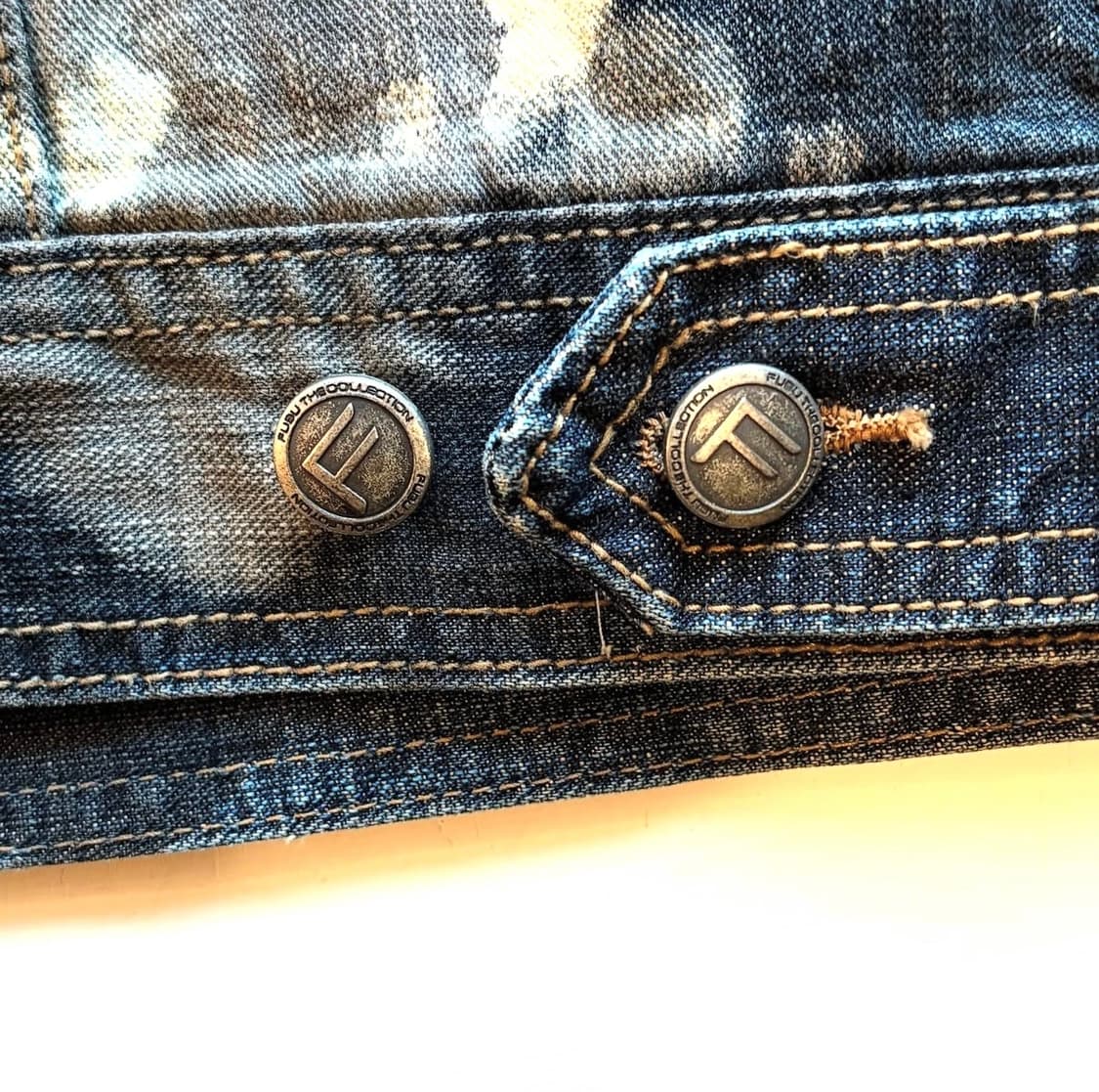 후부 타이다이 워시드 데님자켓 상품이미지6