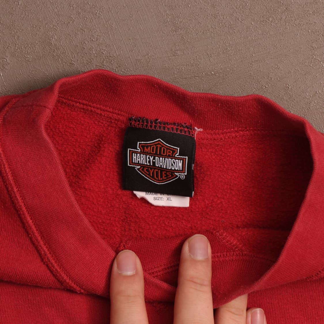 할리데이비슨 로고 자수 스웻셔츠 A1747 상품이미지3