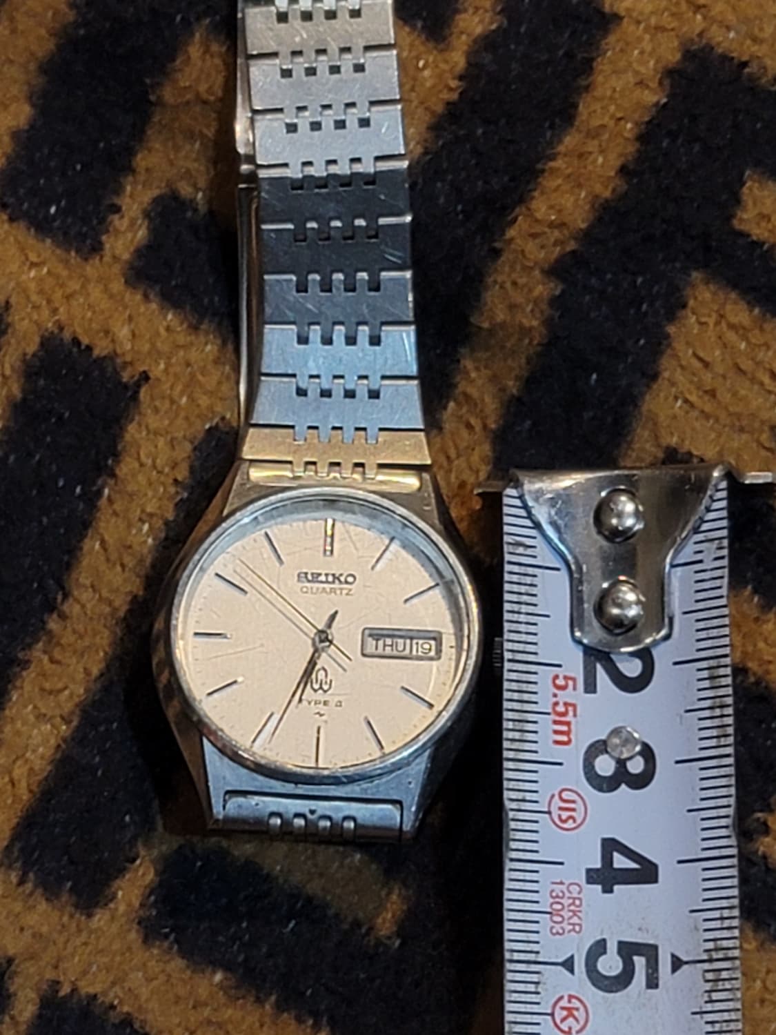 70's~ 빈티지 세이코 타입2 쿼츠 시계 상품이미지5