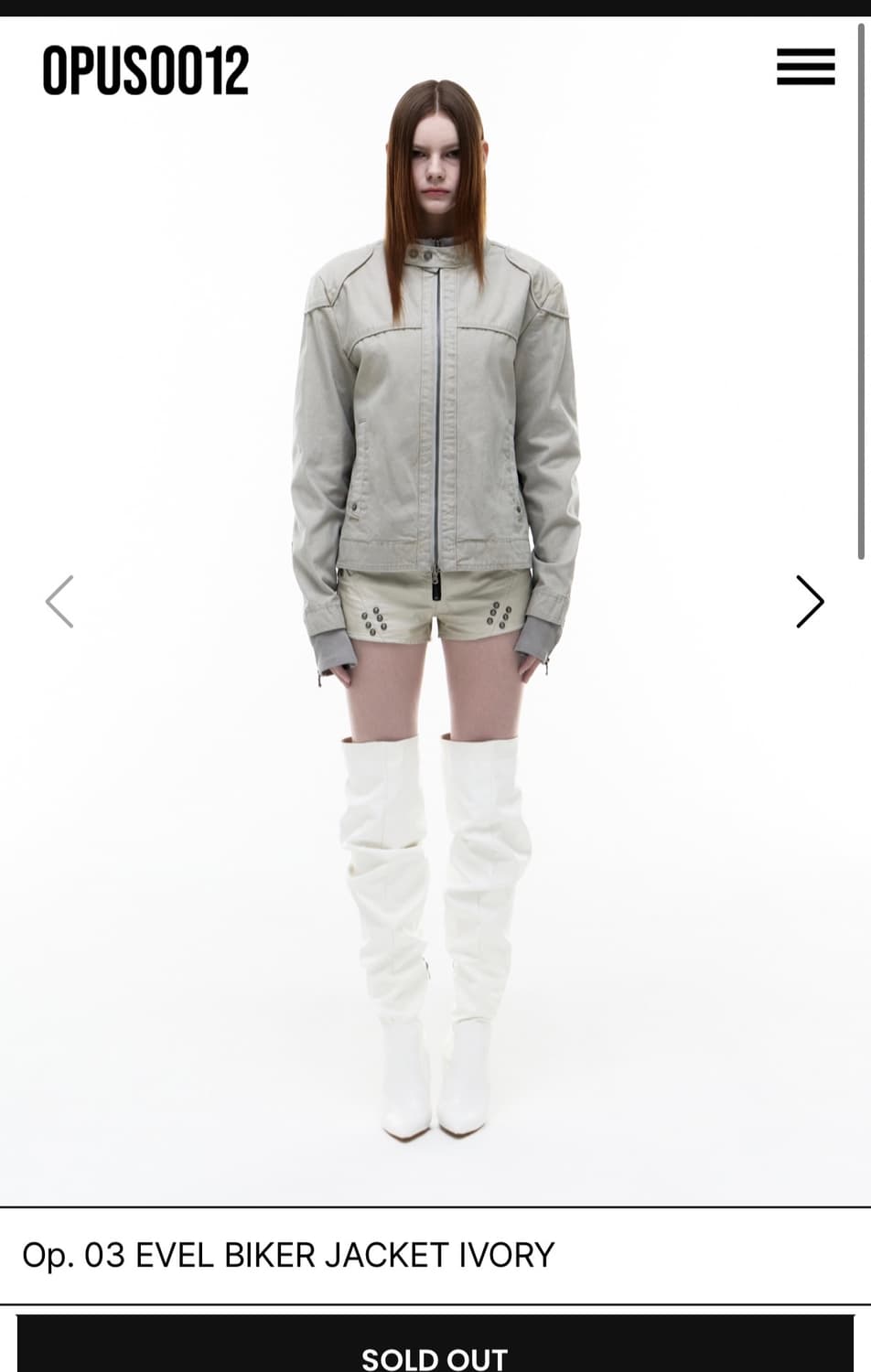 opus0012 바이커 자켓 m구해요 상품이미지1