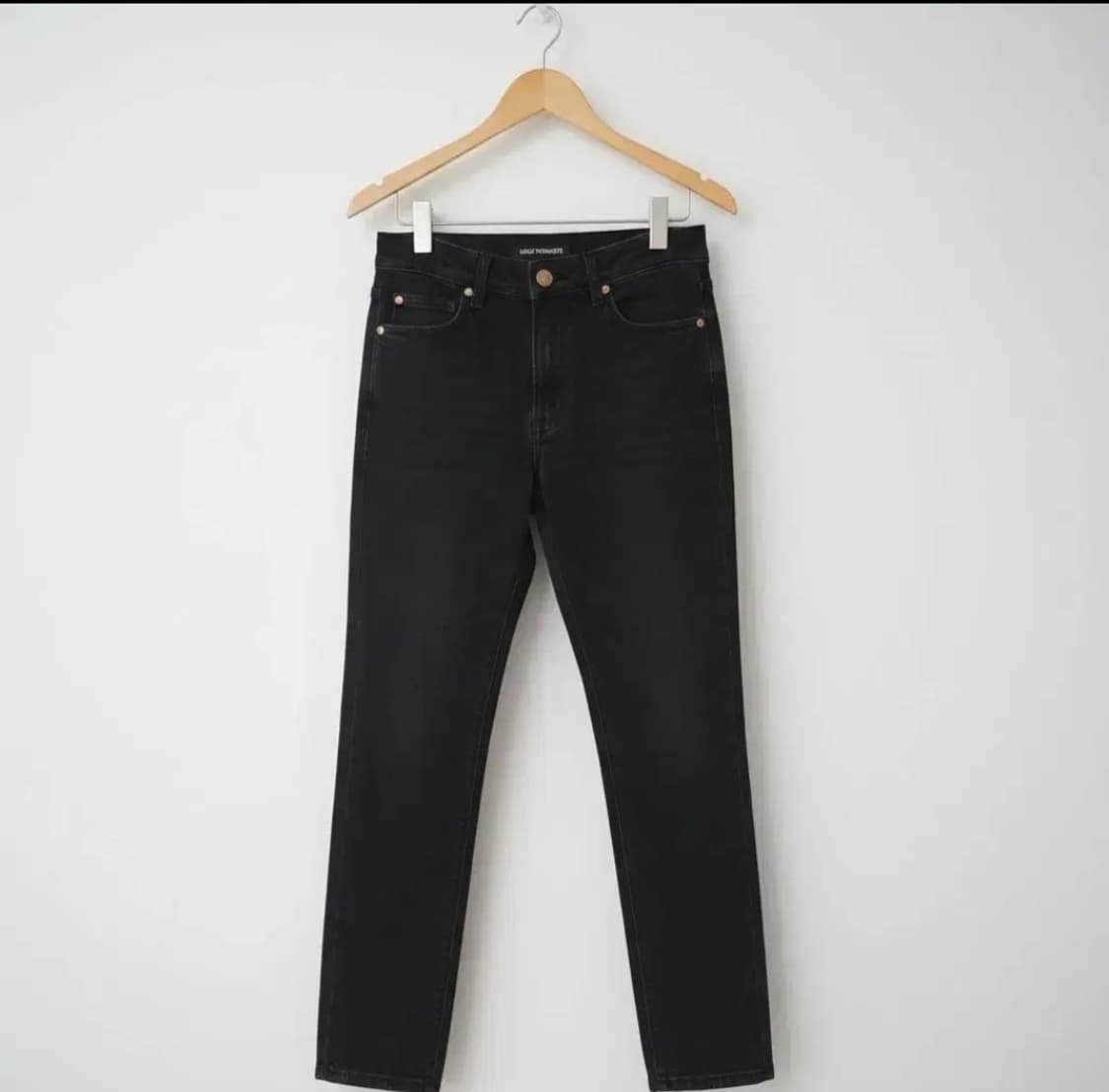 22fw/3번시착 /럭키슈에뜨 블랙 슬림핏 데님팬츠 36사이즈 상품이미지1