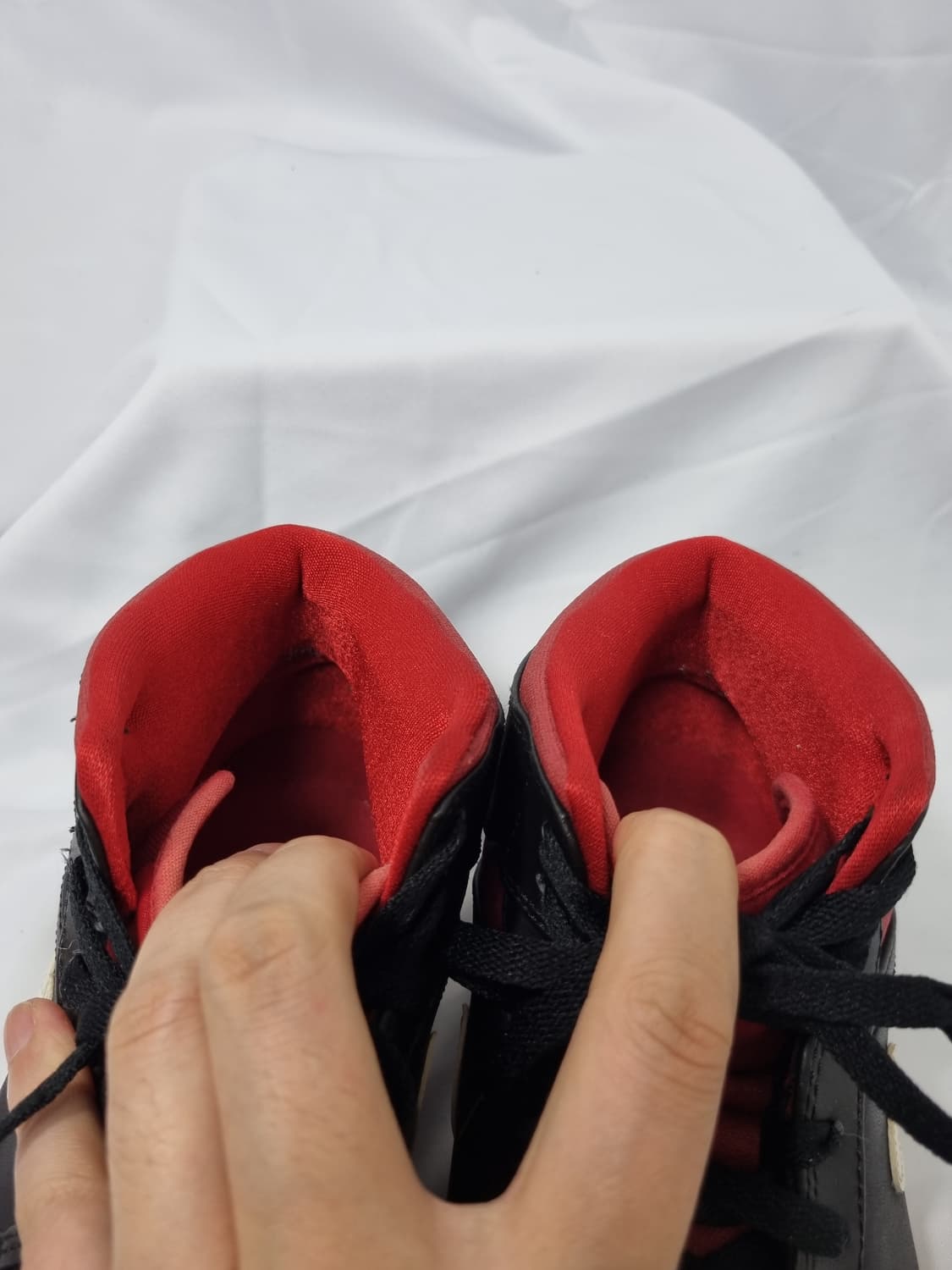 280 나이키 에어 조던 1 미드 짐 레드 브레드 상품이미지7