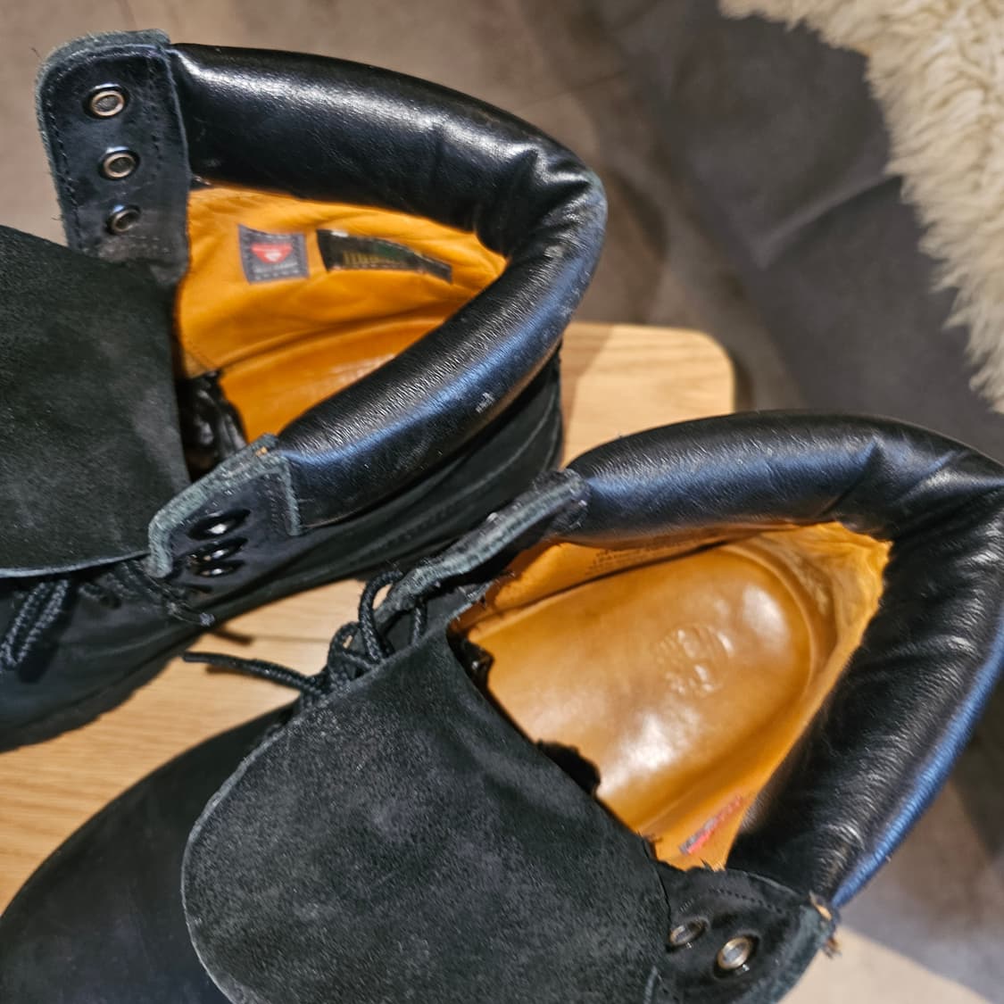 265 팀버랜드 워커 6홀 블랙 상품이미지5