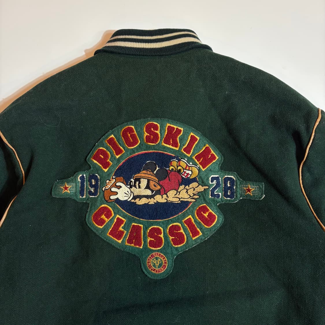 미키 마우스 마스터스 그린 바시티 자켓 상품이미지6