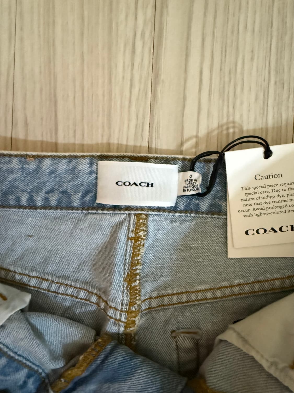 coach 코치 데님 롱 스커트 미착용 상품이미지2