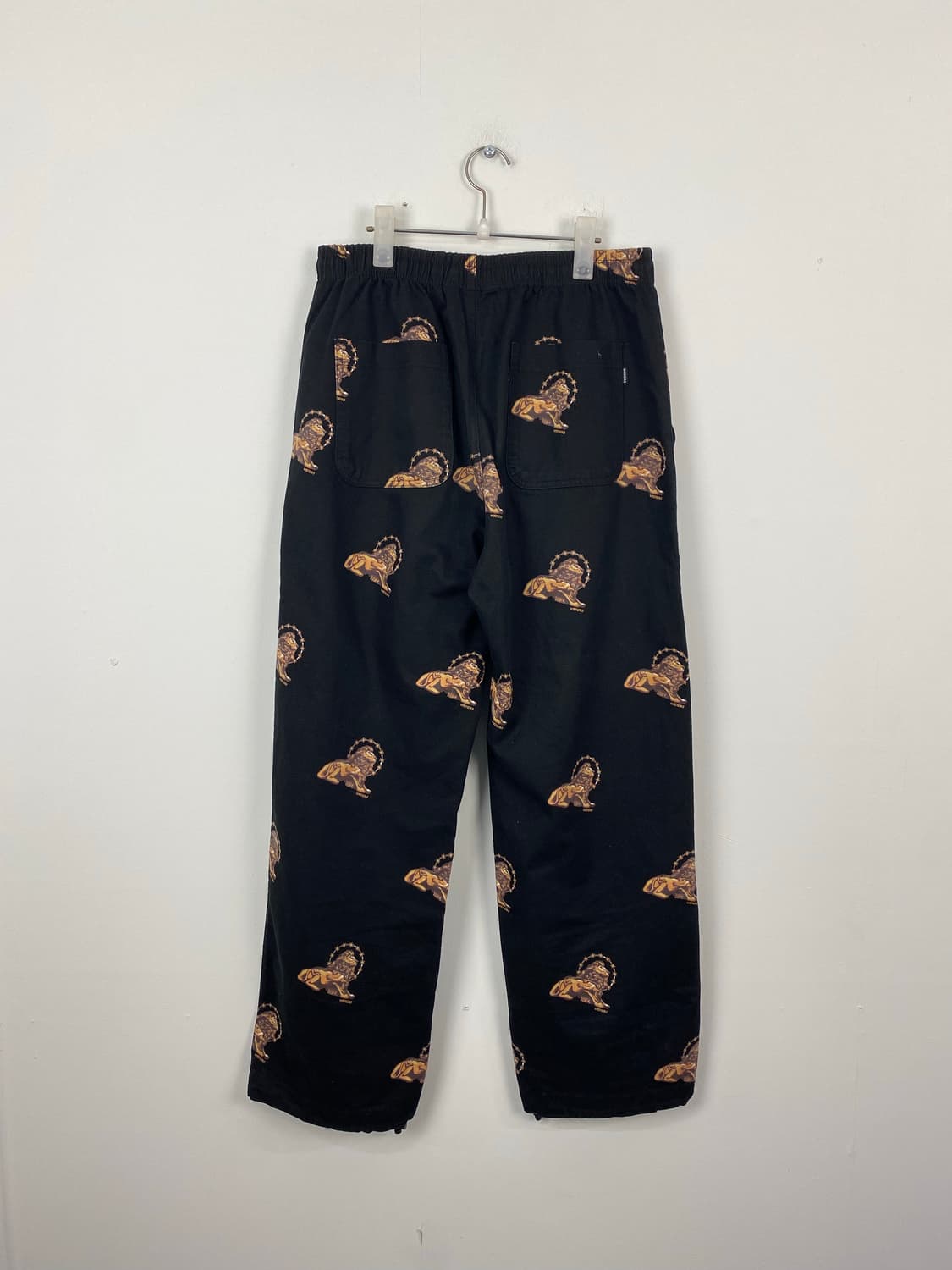 위캔더스 블랙 사자로고 킹 코튼팬츠 M 상품이미지2