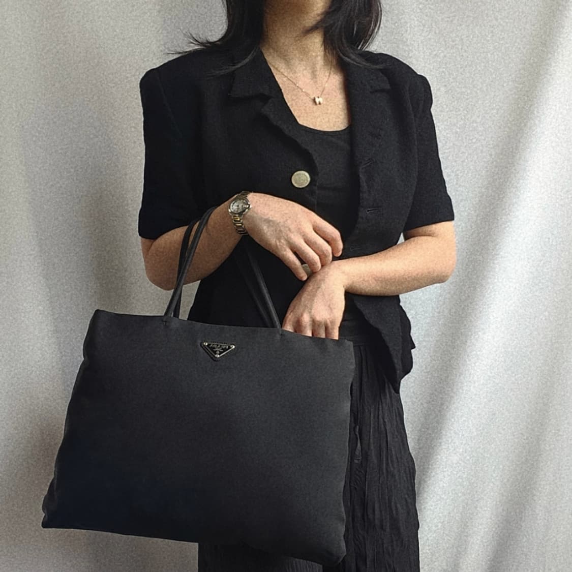 [정품 PRADA] 프라다 포코노 나일론 토트백 서류가방 상품이미지10