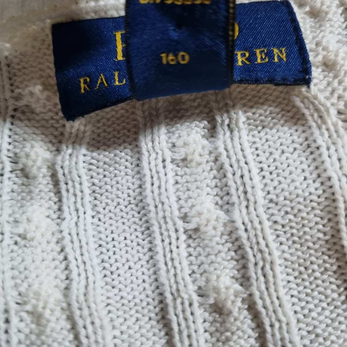 폴로 랄프로렌 케이블 니트 가디건 화이트 상품이미지6