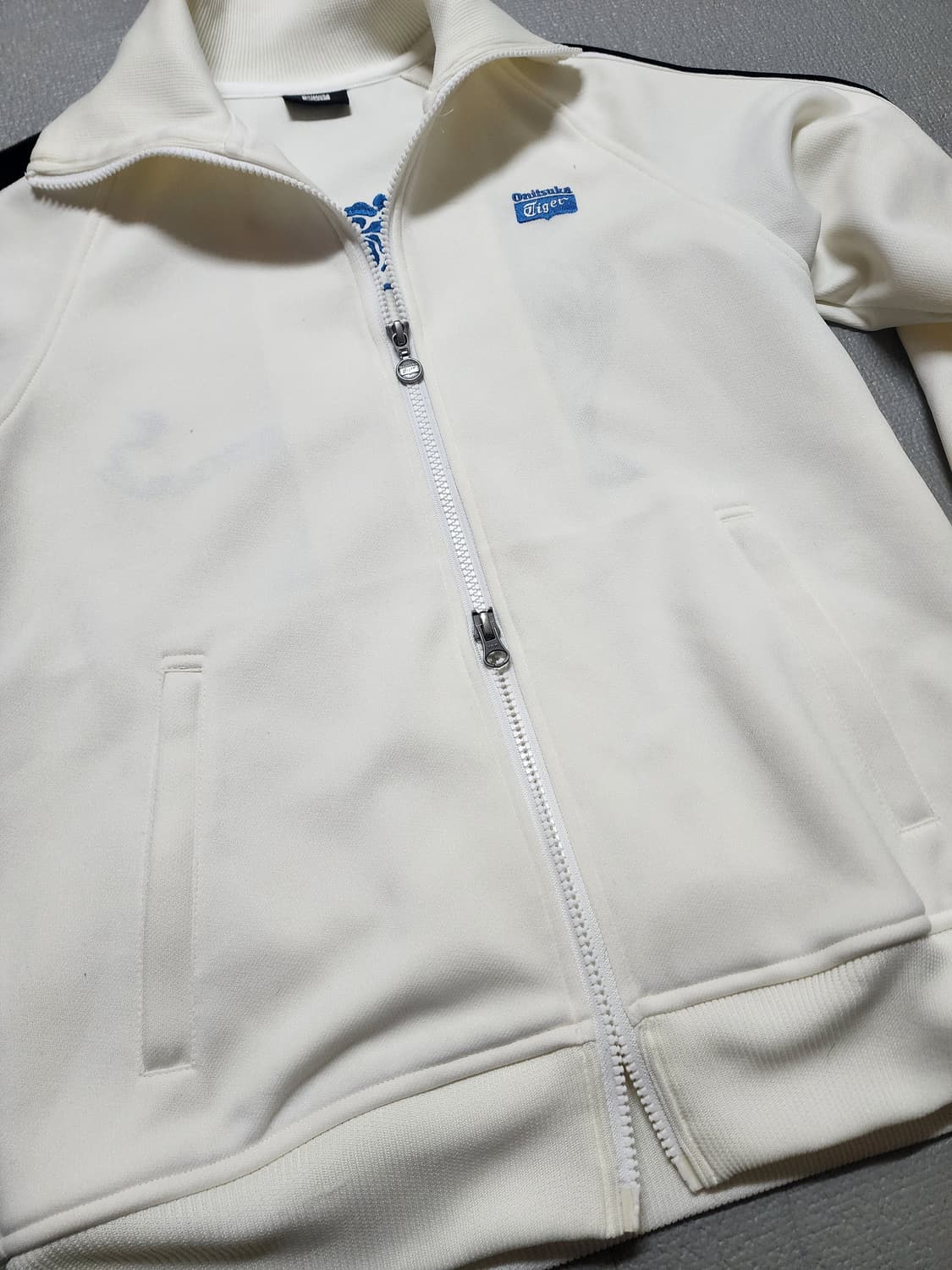 오니츠카타이거 화이트 져지 트랙탑 자켓 공용 상품이미지7