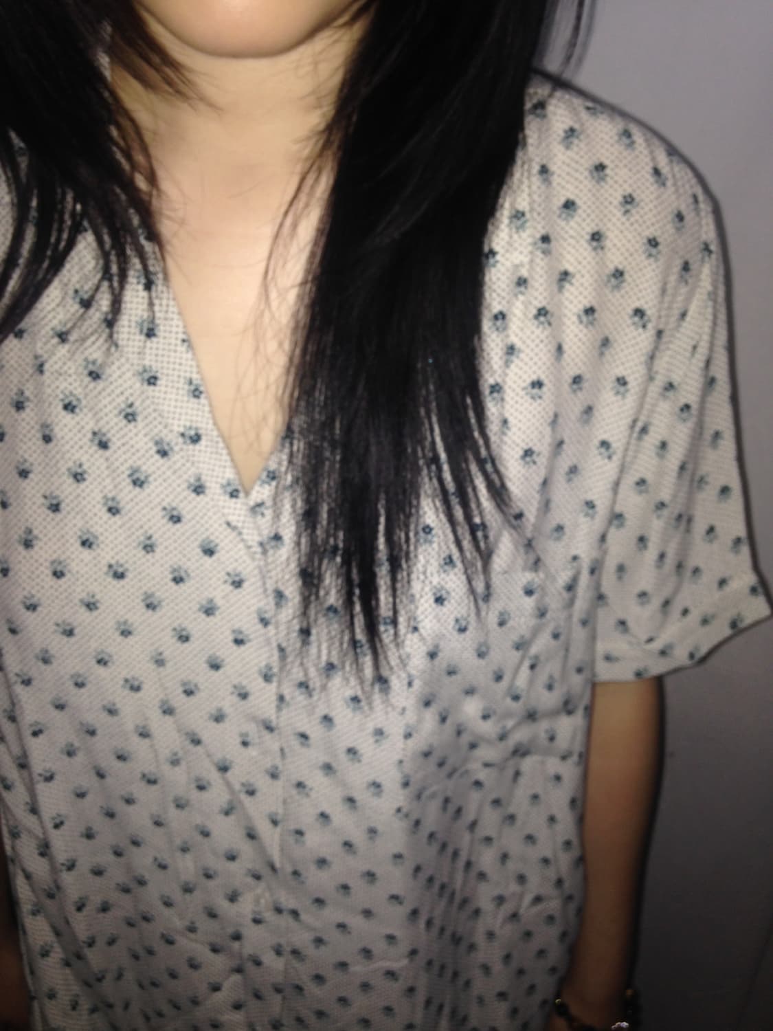 플로럴 패턴 셔츠 상품이미지4