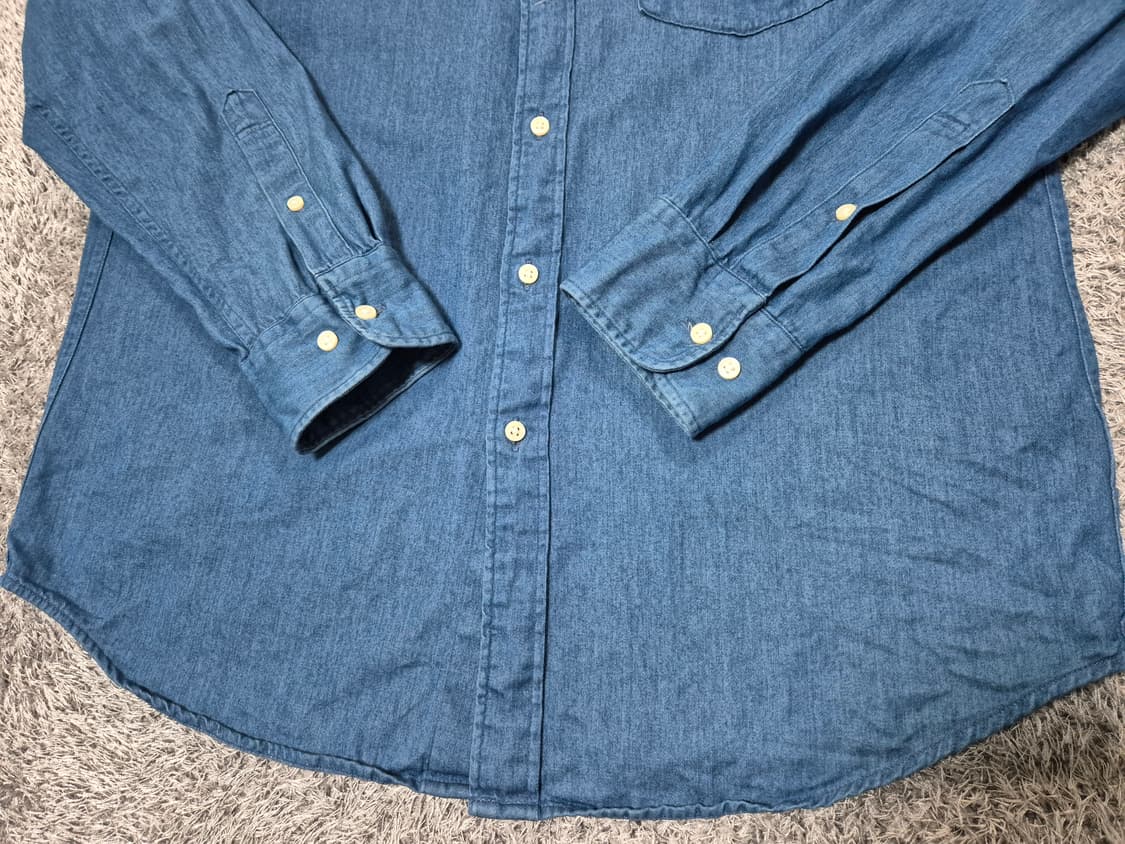 유니클로 남성 데님셔츠 L 상품이미지4