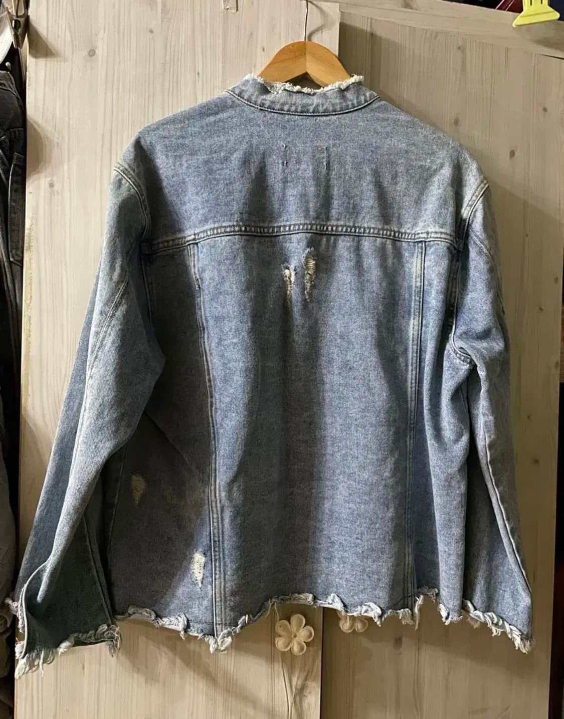 데미지 데님 자켓 청자켓 연청 상품이미지2