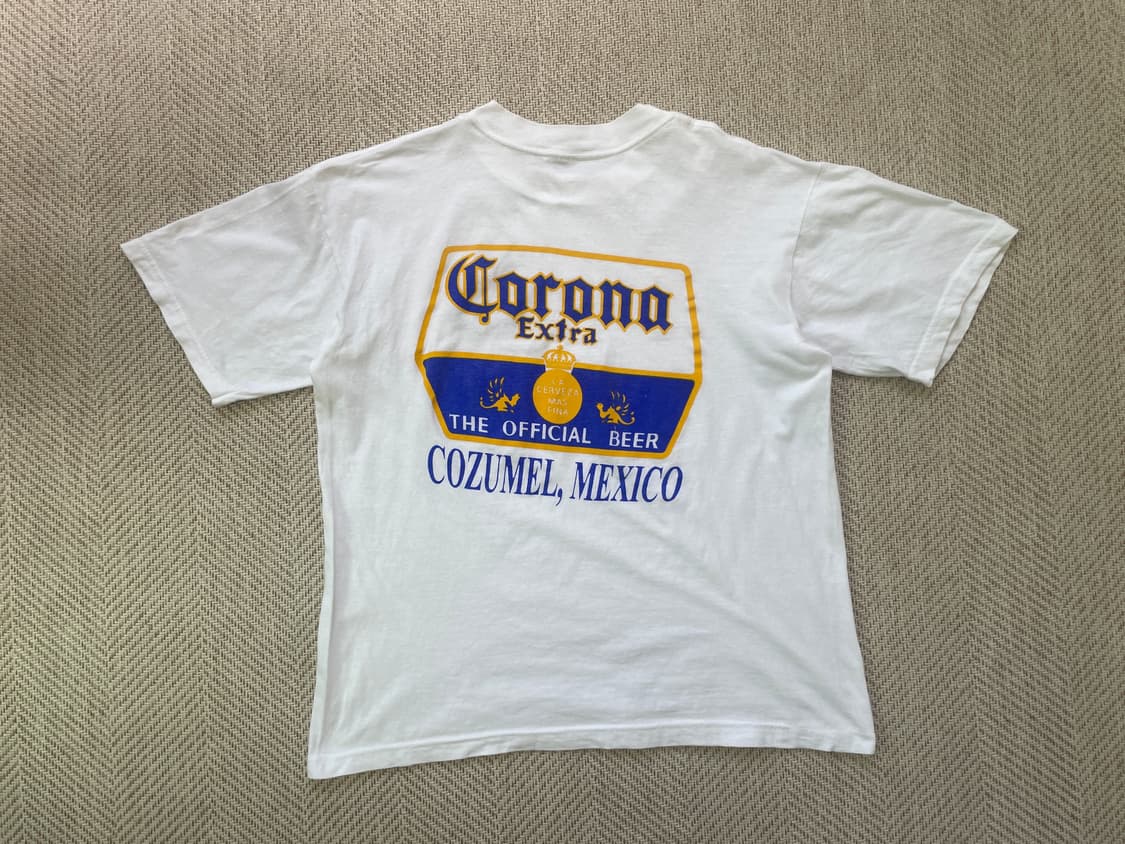 Vintage Bear Corona Extra tour T-shirt  상품이미지1