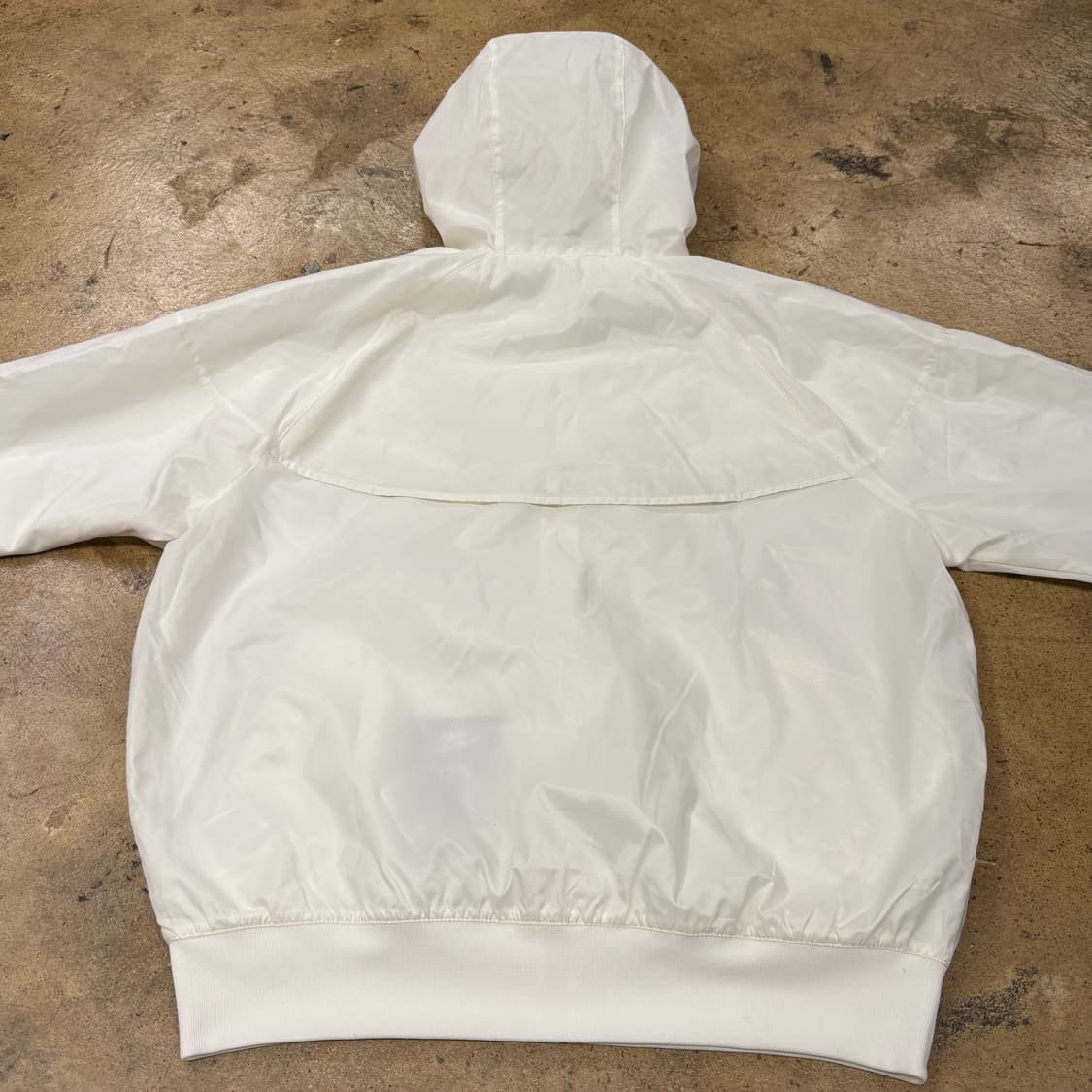 [정품/M] 나이키 화이트 바람막이 후드집업 b18 상품이미지4