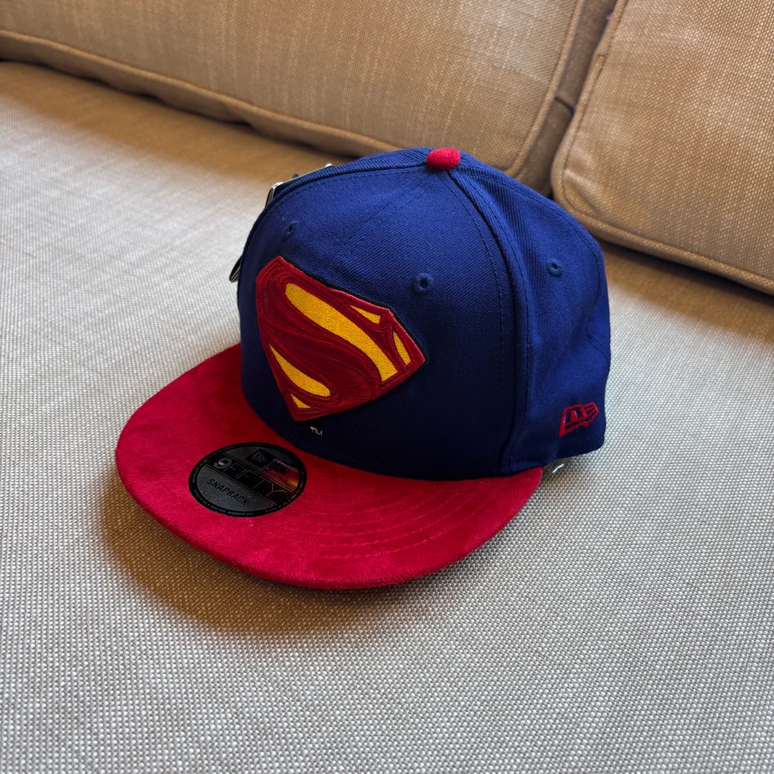 (새상품) 뉴에라 저스티스리그 슈퍼맨 스냅백 로얄 블루/레드 상품이미지1
