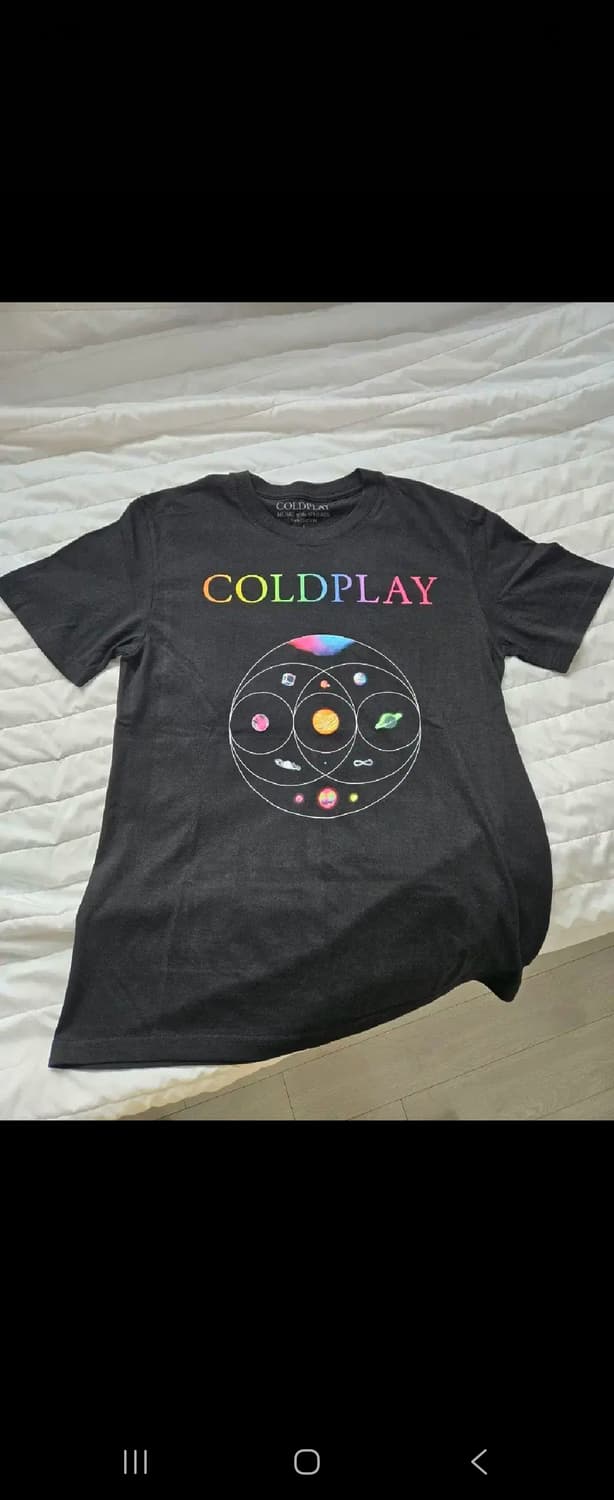 콜드플레이 모츠 티셔츠 S 상품이미지1