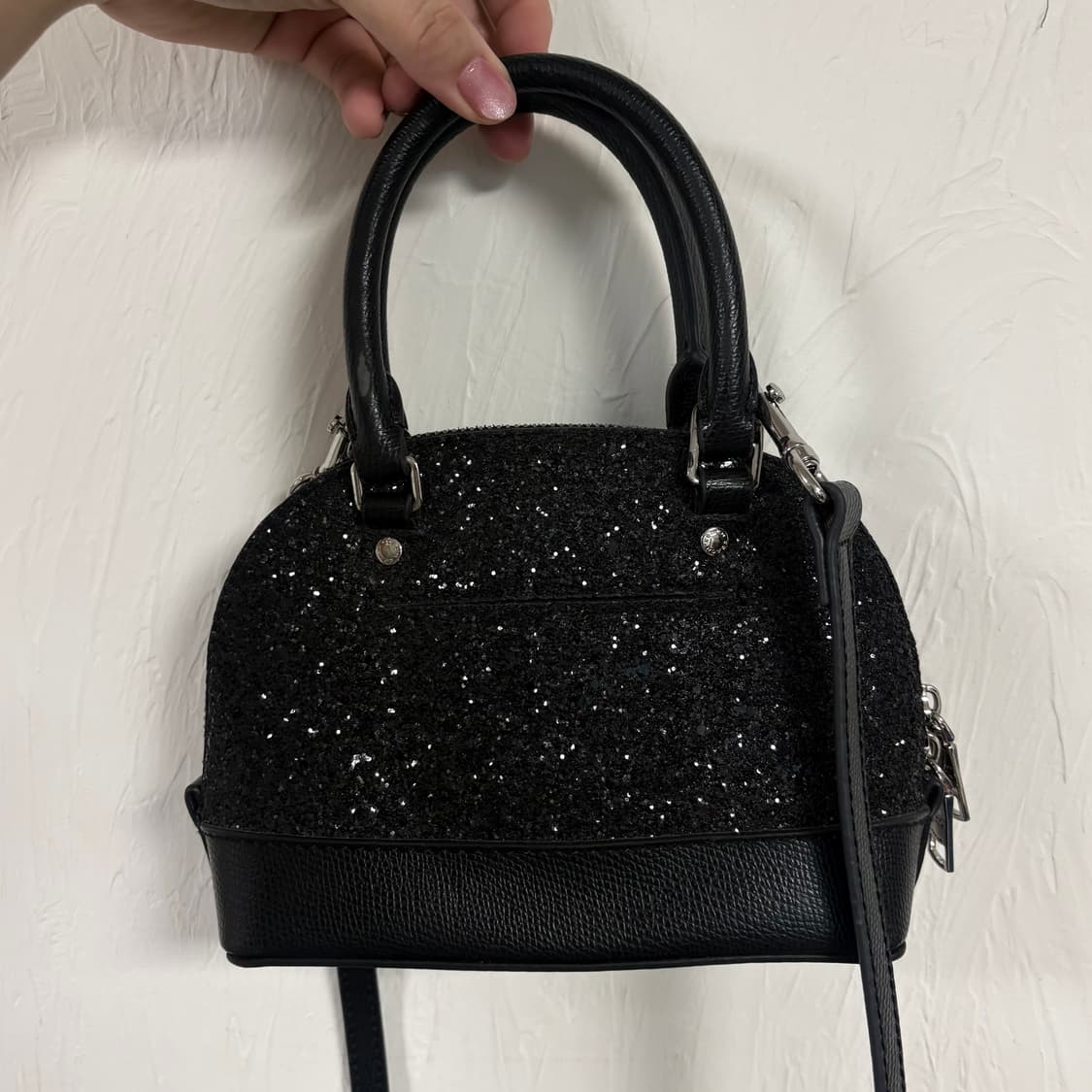 코치 블랙 미니 토트백 크로스백 상품이미지4