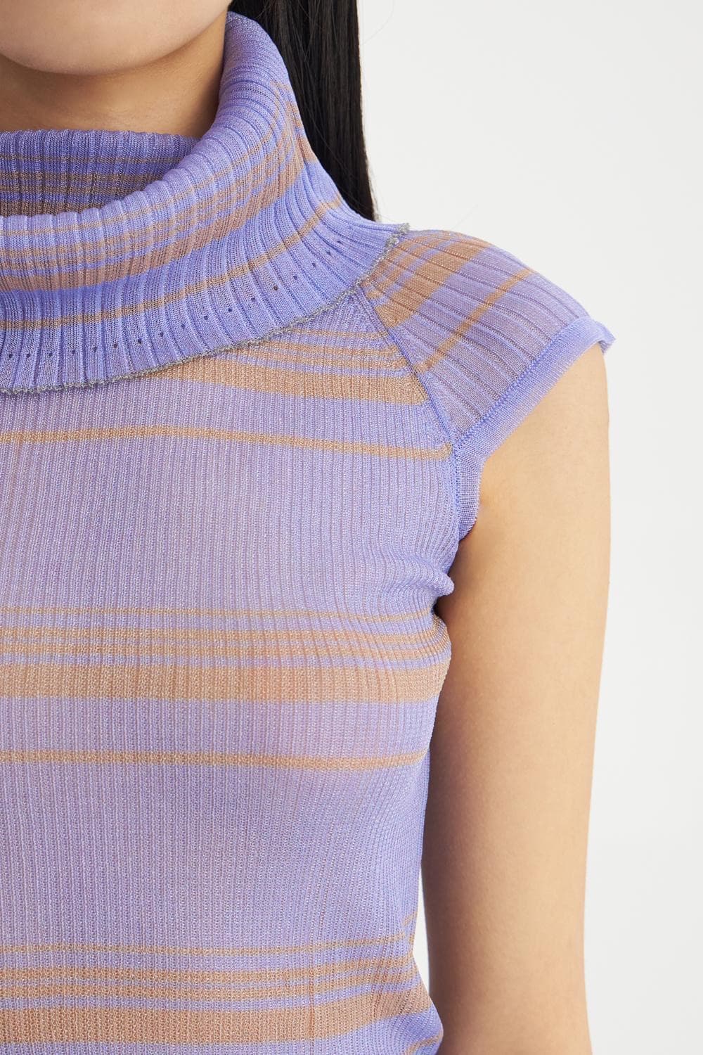 Knit vest purple 상품이미지2