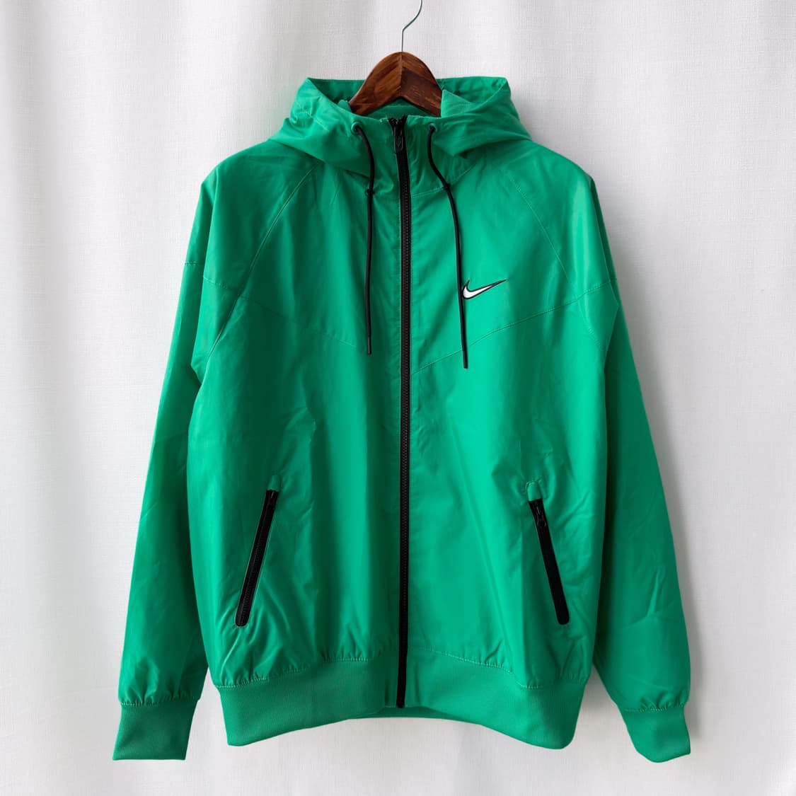 나이키 스우시 자수 바람막이 그린 M 상품이미지1