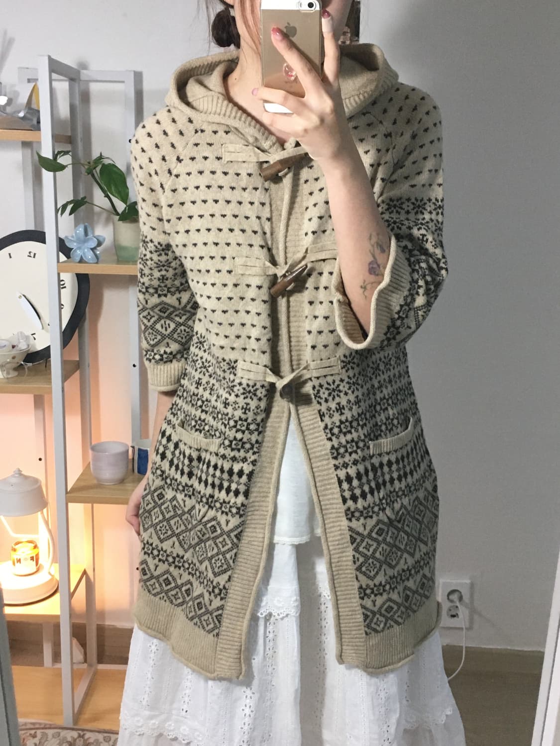 sm2 떡볶이 울 후디가디건  상품이미지2