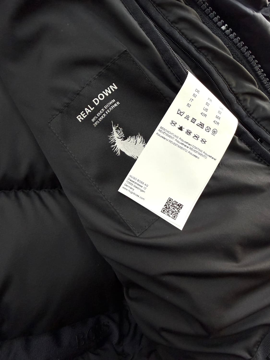 IT52/ 휴고보스 블랙라벨 발수 다운 패딩 점퍼 상품이미지10