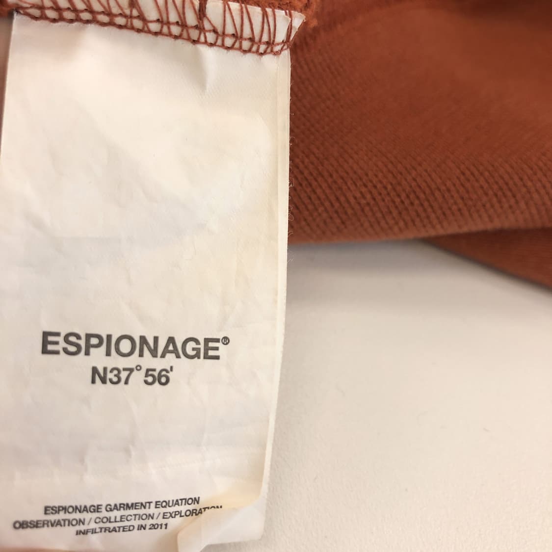 에스피오나지 SURFIN 헤비웨이트후드 L  상품이미지6