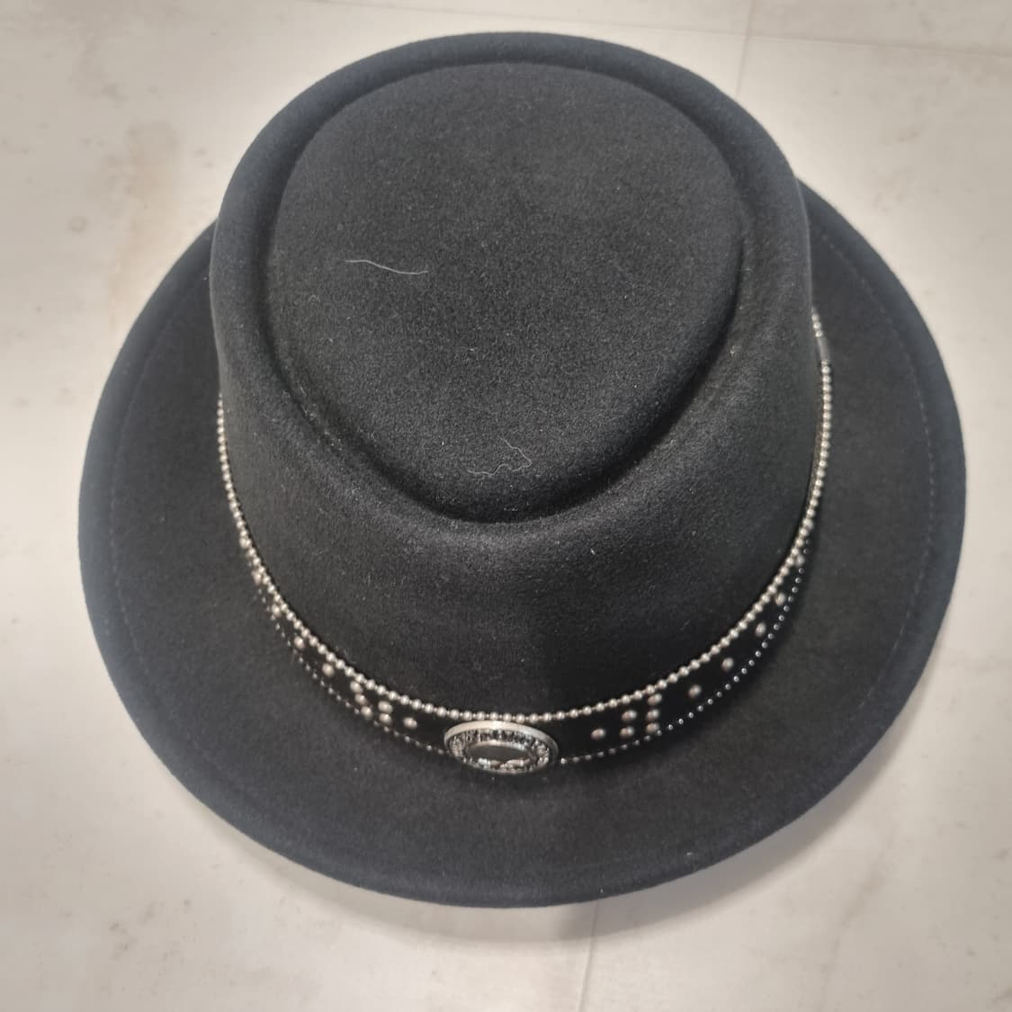 할리데이비슨 블랙 스터드 장식 모자 상품이미지2