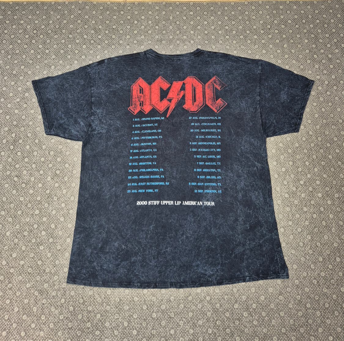 [L,실측XL] ACDC 오피셜 티셔츠 -153 상품이미지3