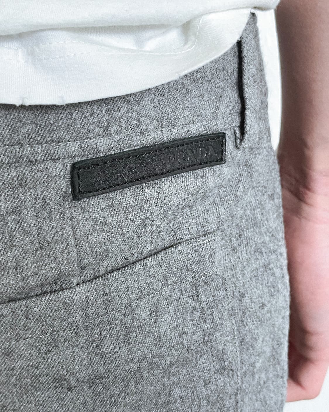 프라다스포츠 울 플레어 트라우져 상품이미지5