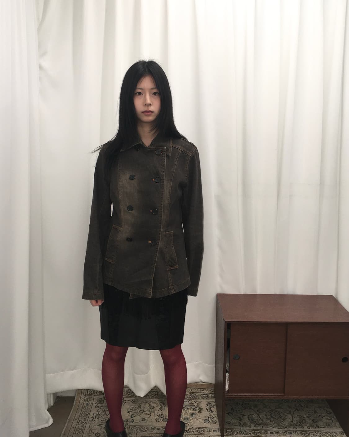 브라운 데님자켓 상품이미지3