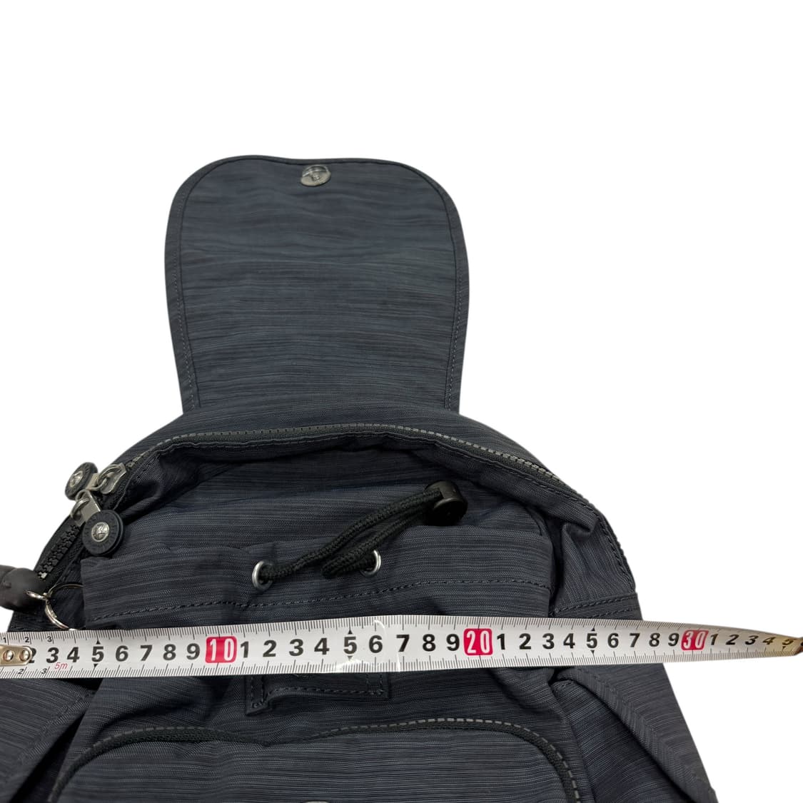 키플링 나일론 스트링 포켓 미니 백팩 가방 네이비 플라워 상품이미지5