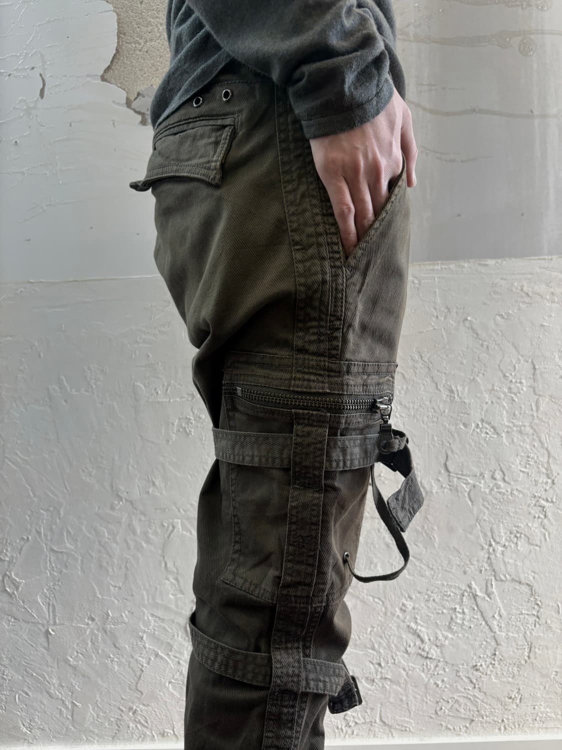  Khaki cargo pants 상품이미지1