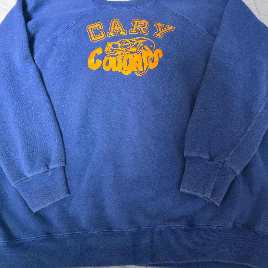 [XL] 70s 빈티지 챔피온 스웻 맨투맨 페이디드 네이비 트루빈티지 상품이미지2