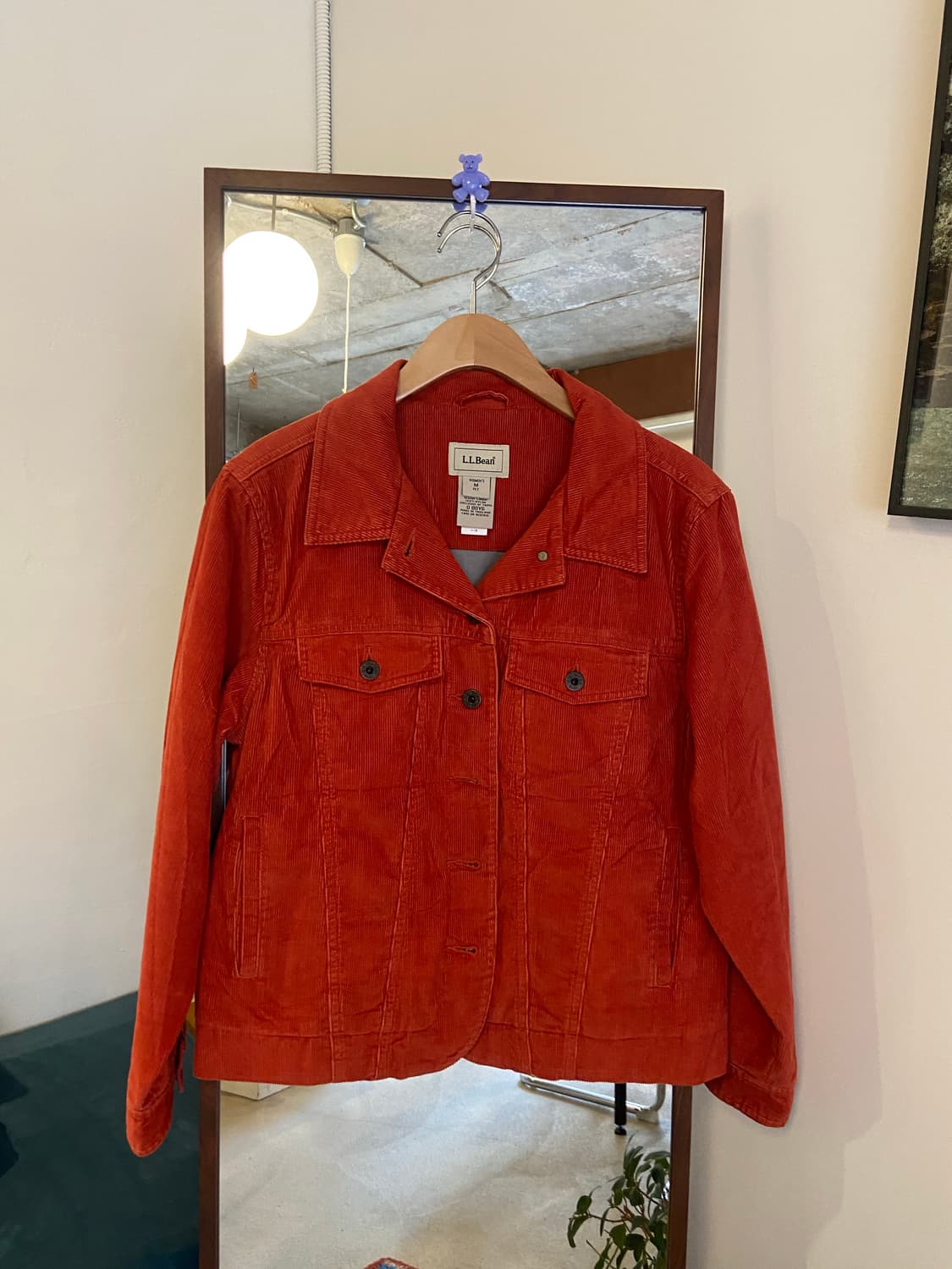 LLBean 엘엘빈 코듀로이 자켓 오렌지 상품이미지2