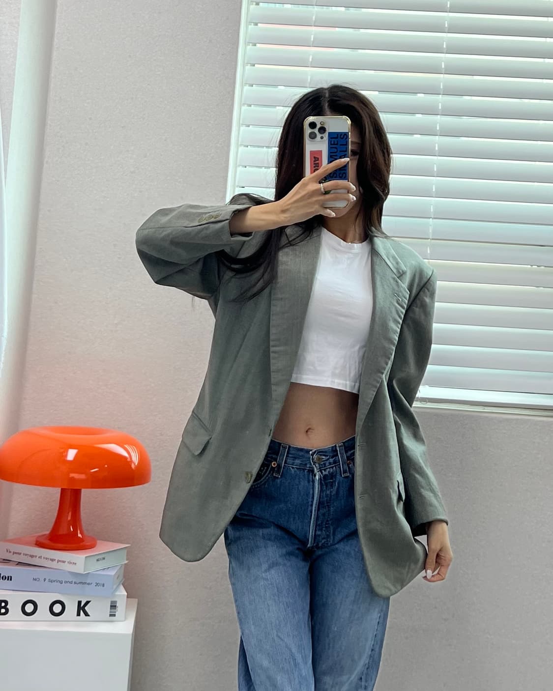 (M)빈티지 울 블레이져-M1471 상품이미지9