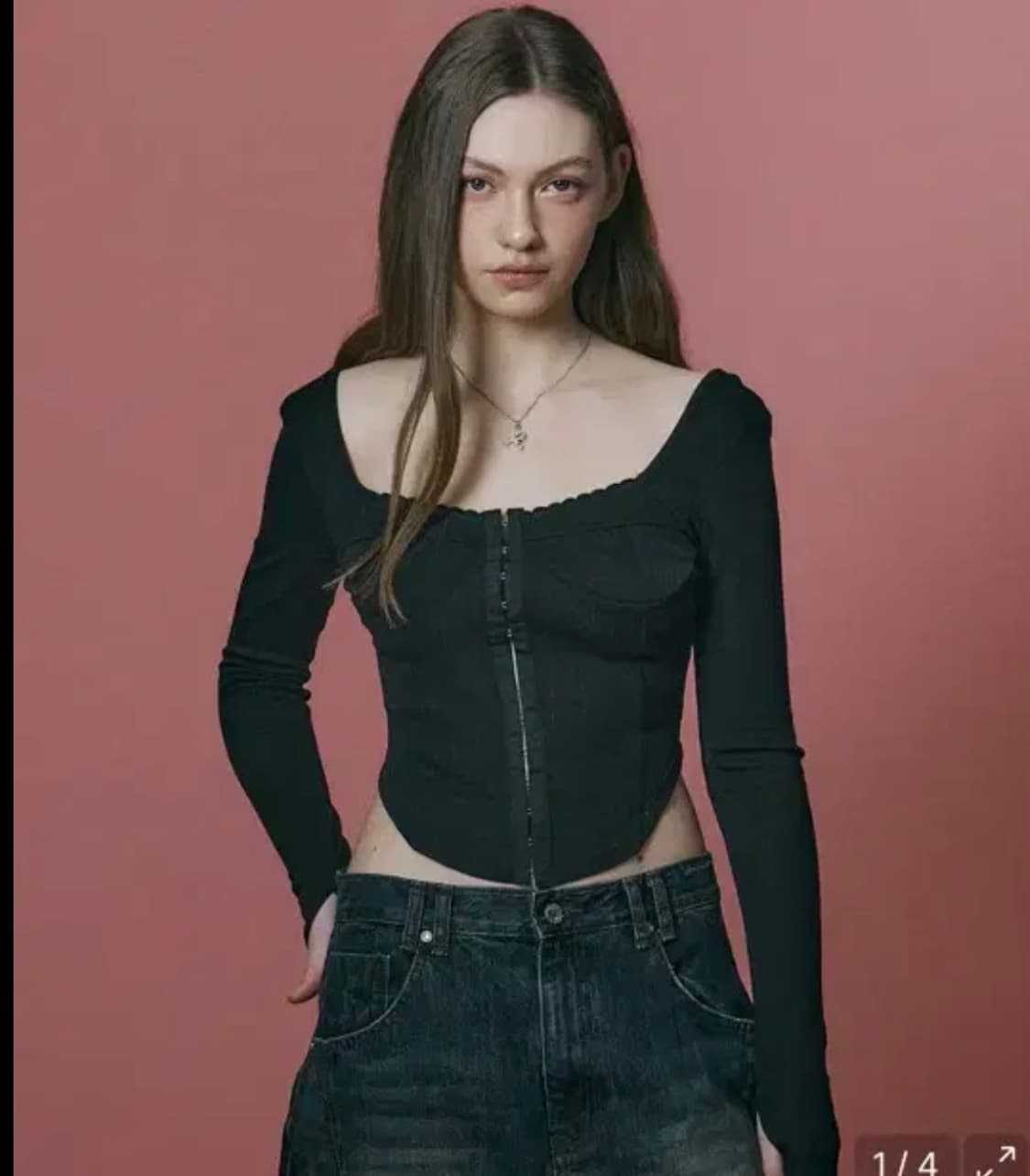 플리즈노팔로우 Joan Corset Long Sleeve Top 상품이미지2