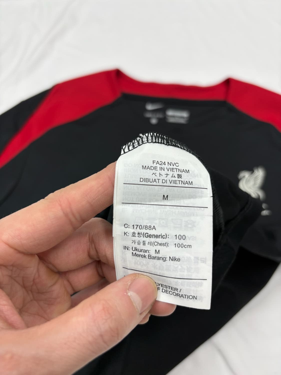 나이키 리버풀 FC 스트라이크 드라이핏 풋볼 탑 유니폼 져지 상품이미지4