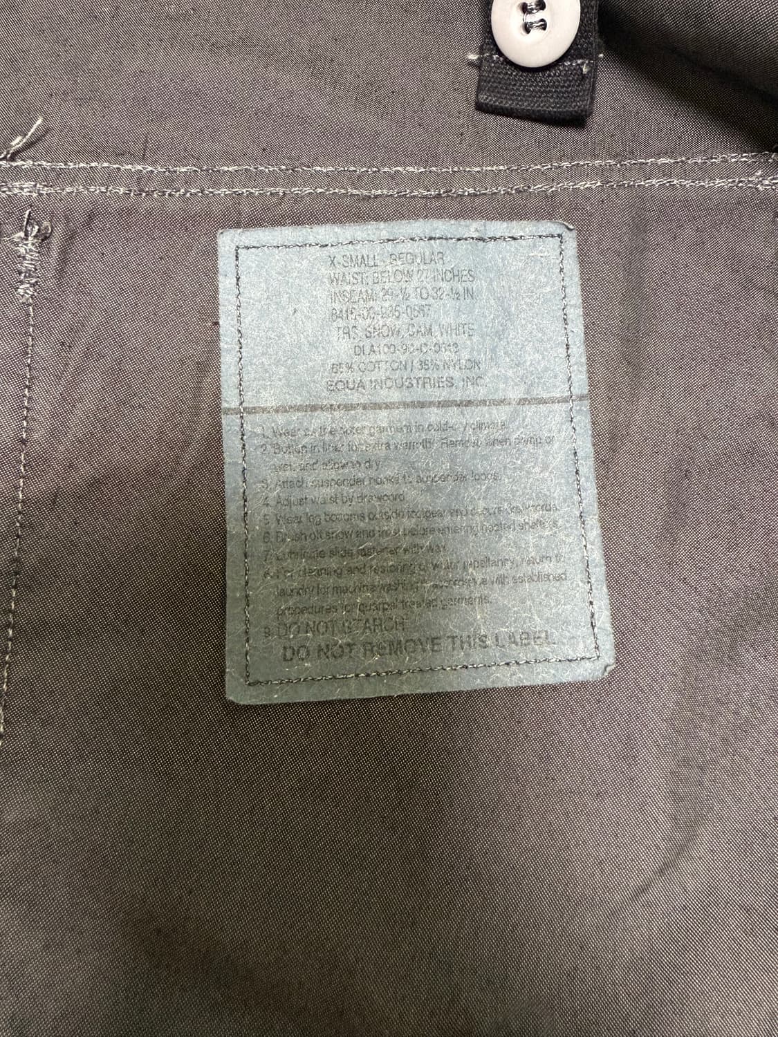 [초레어 희귀템] 194 local 밀리터리 오버팬츠 블랙 상품이미지3