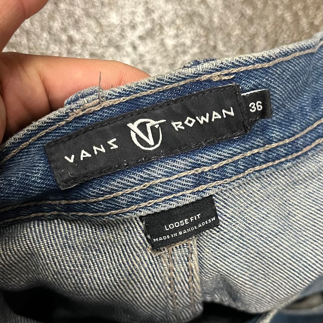 반스 로완 데님 더블니 팬츠 (36“) 상품이미지7